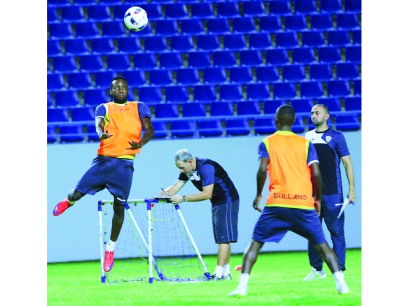 جانب من تدريبات المجزل (إعلامي المجزل)