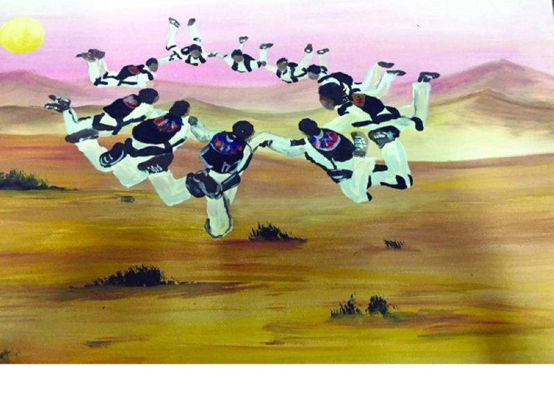 رسمة الدوسري الفائزة (واس)