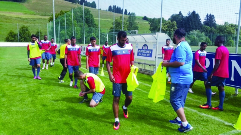 لاعبو الوحدة يستعدون لانطلاق التدريب الصباحي (مكة)