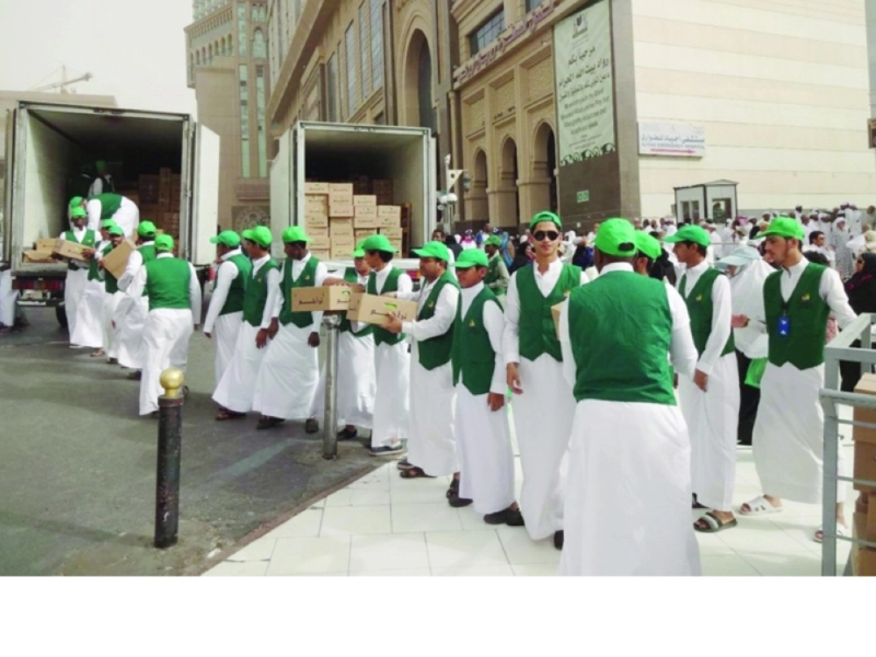 مشروع إفطار صائم الذي قدمته تراحم مكة (مكة)