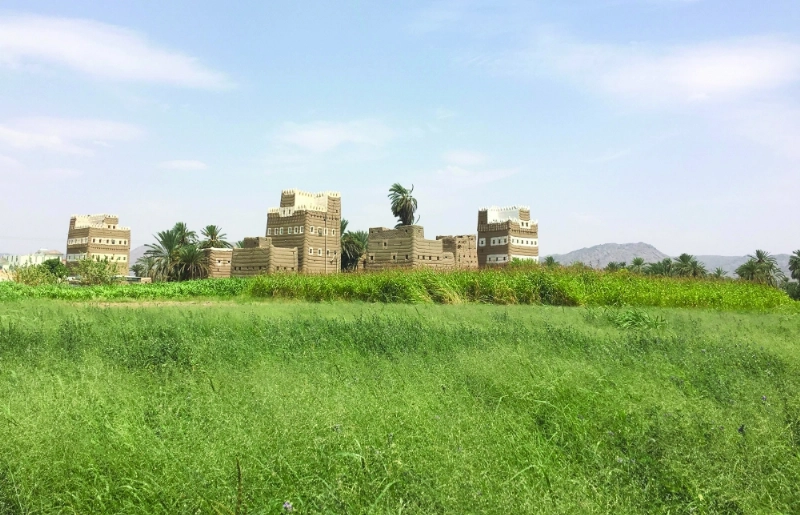 البيوت الطينية في قابل نجران (واس)
