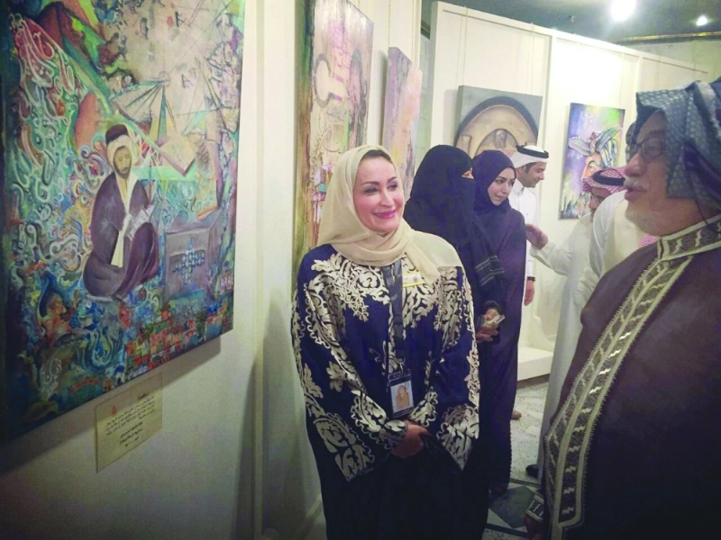 باديب عقب افتتاح المعرض (مكة)