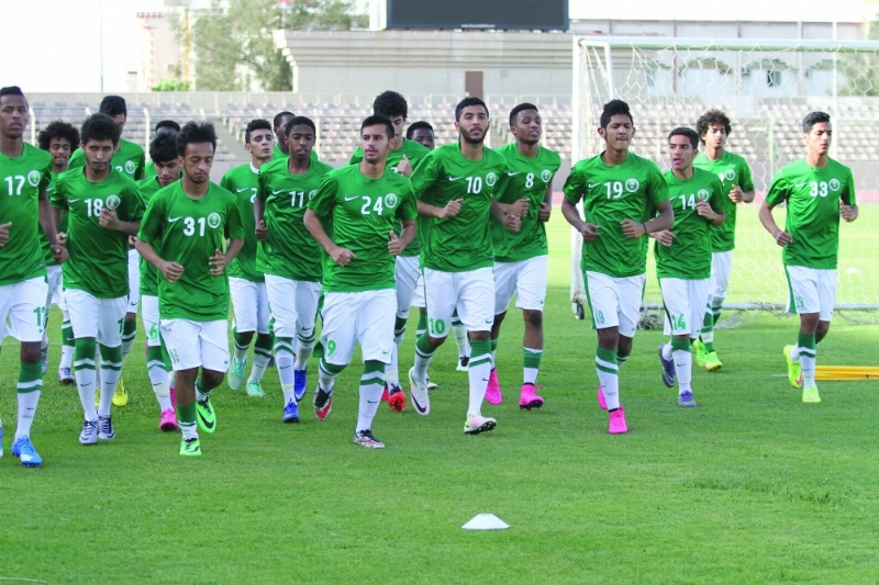 من تدريبات منتخب الشباب بالطائف (مكة)
