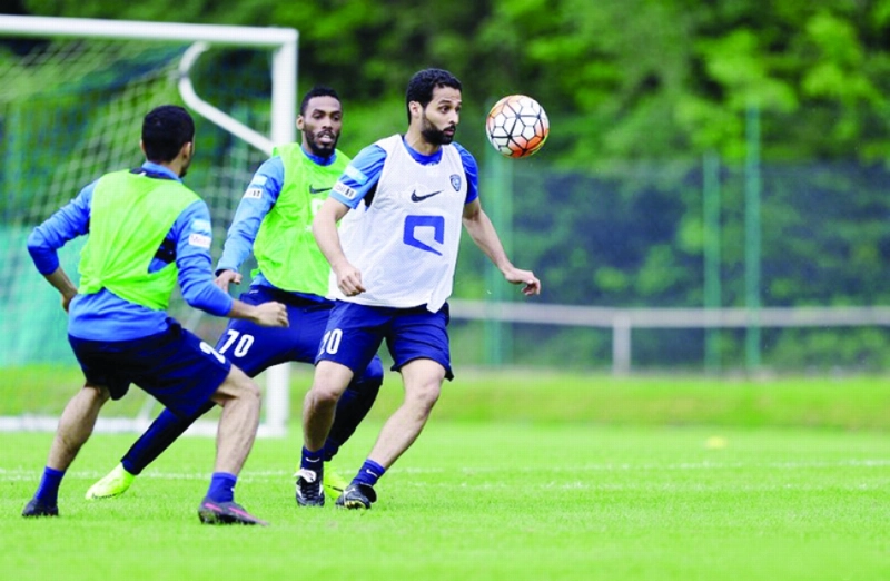 من تدريبات الهلال في النمسا (موقع الهلال)
