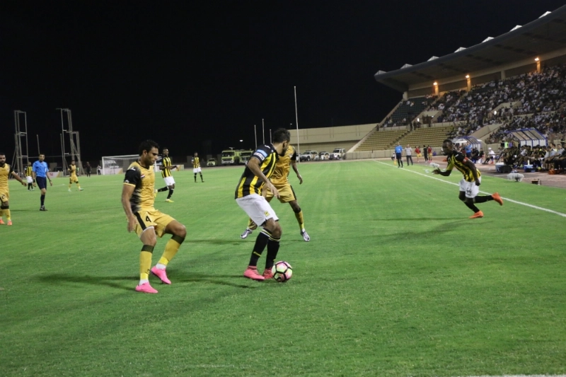 من مباراة الاتحاد والإنتاج الحربي (مكة)