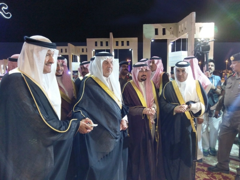 خالد الفيصل وسلطان بن سلمان يفتتحان بوابة سوق عكاظ الجديدة