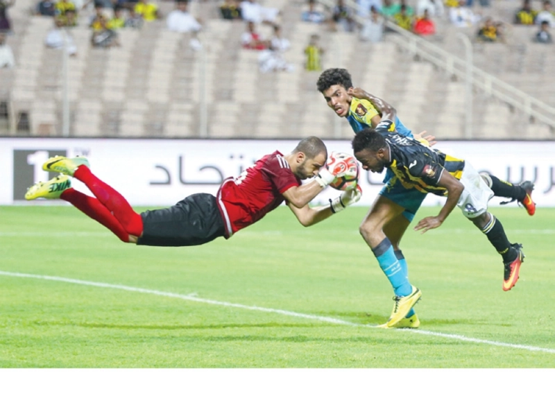 فهد المولد خلال مباراة الجيل