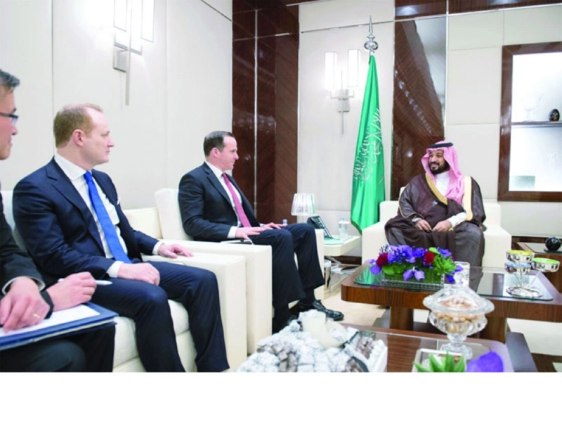 الأمير محمد بن سلمان مع بيرت ماكجورك (واس)