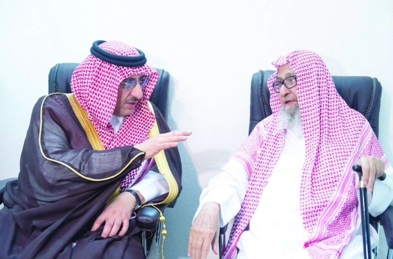 الأمير محمد بن نايف في حديث مع صالح الفوزان