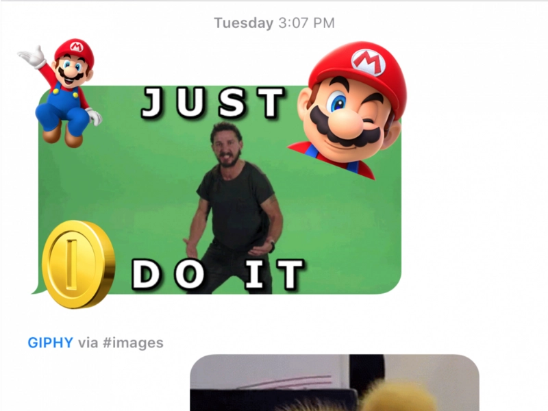 SUPER MARIO RUN Stickers
