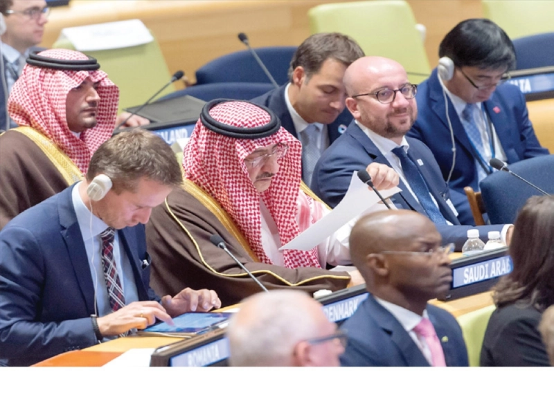 ولي العهد مشاركا في قمة أوباما للاجئين (واس)