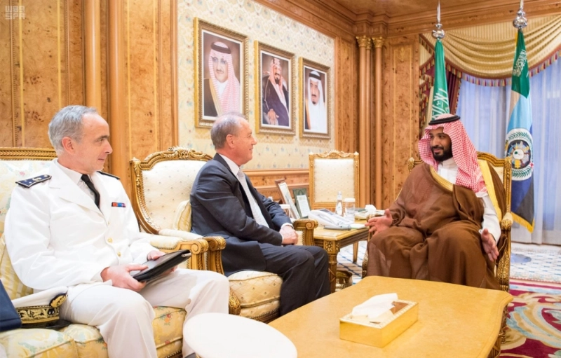 الأمير محمد بن سلمان خلال لقائه براتران بزنسنو (واس)