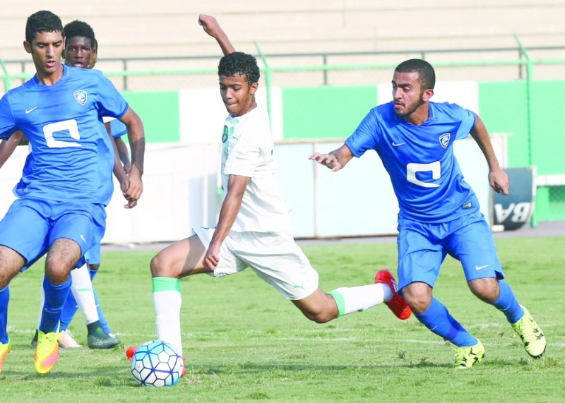 من مباراة الأهلي والهلال (إعلامي الأهلي)