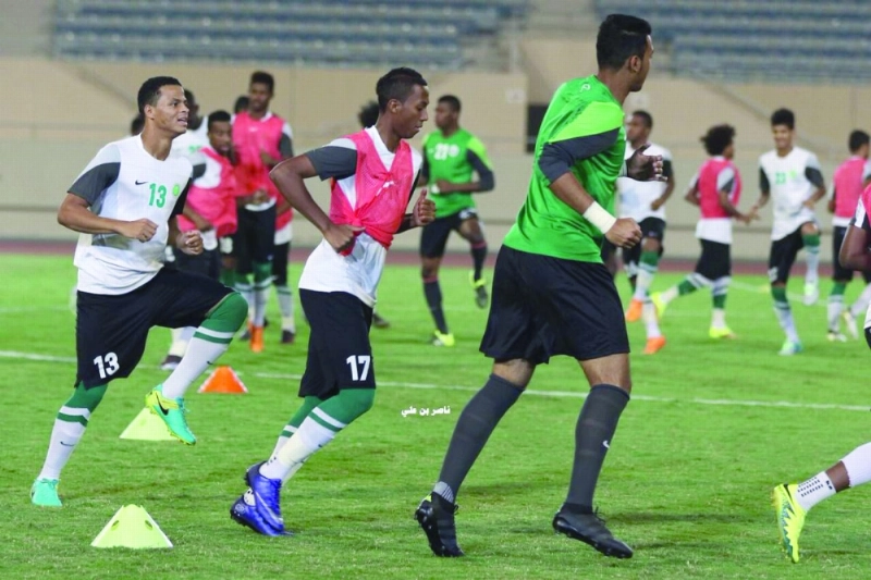 من تدريبات منتخب الشباب (مكة)