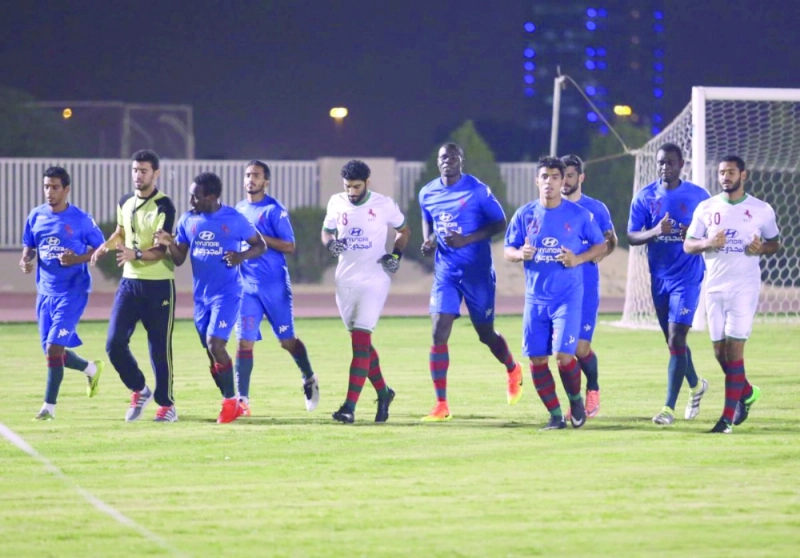 جانب من تدريبات الاتفاق (إعلامي الاتفاق)