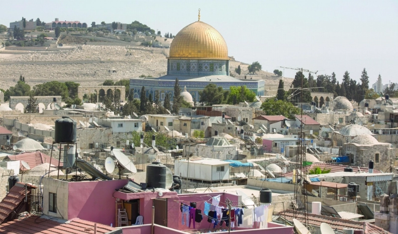 مسجد قبة الصخرة في القدس (إ ب أ)