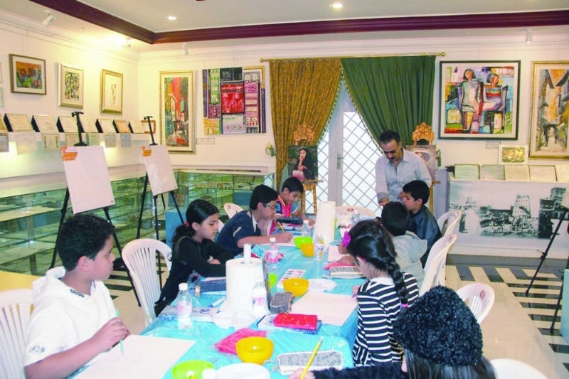 الأطفال أثناء الدورة التدريبية (مكة)