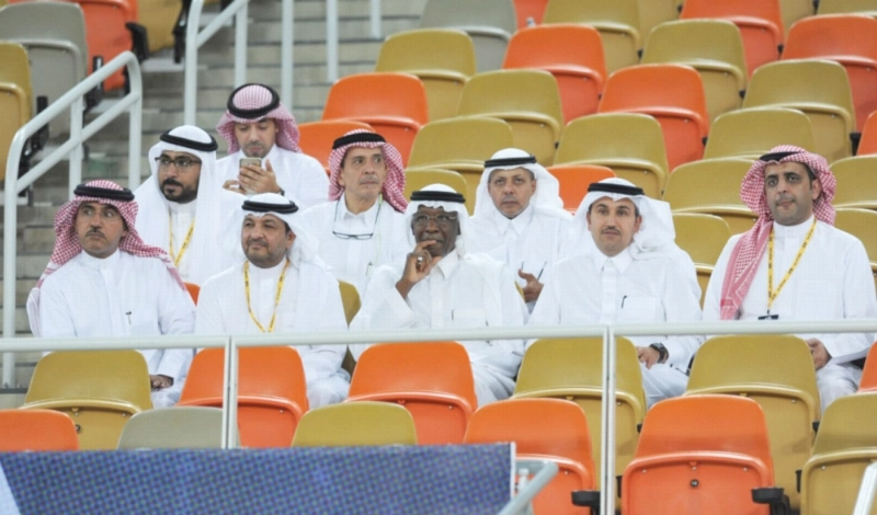 أعضاء اتحاد كرة القدم يتابعون تدريبا للأخضر بالجوهرة (مكة)