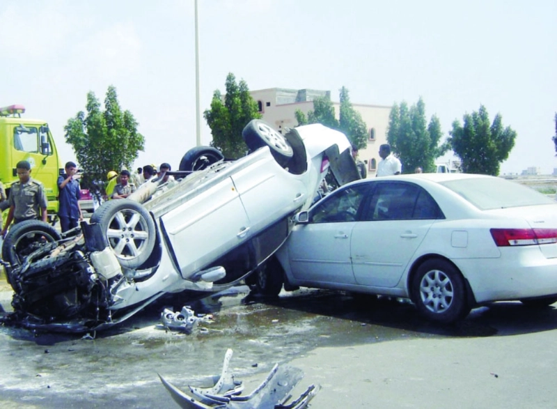حادث مروري في إحدى المدن (مكة)