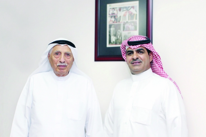 جمعة الماجد مع الزميل علي اليامي