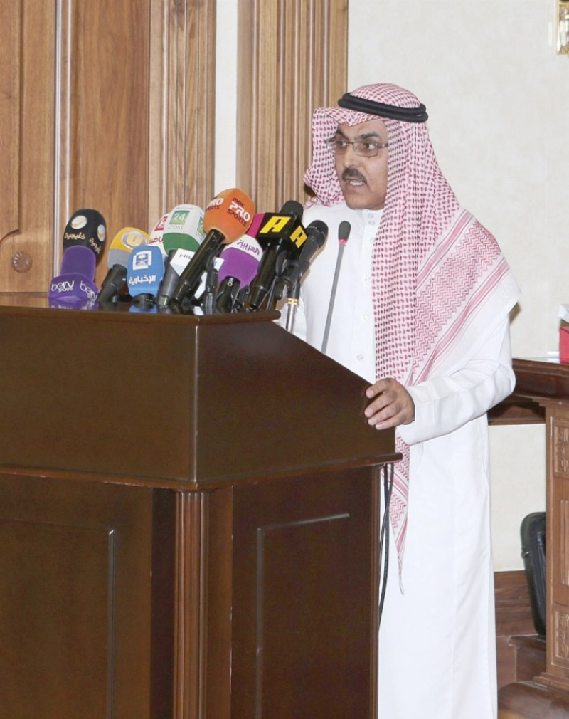تركي الخليوي خلال كلمته في المؤتمر أمس الأول (واس)