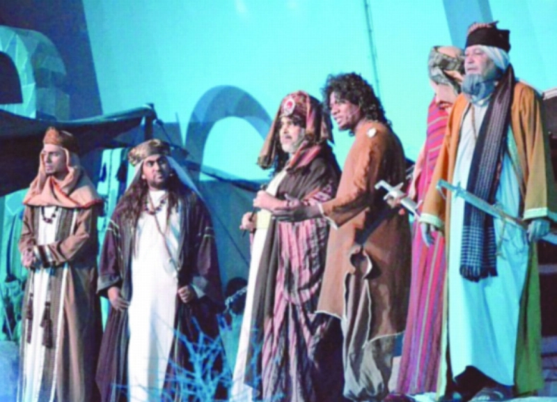 ممثل يجسد دور عنترة بن شداد (مكة)