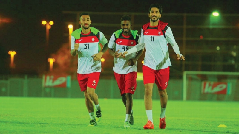 من تدريبات فريق الرائد (إعلامي الرائد)