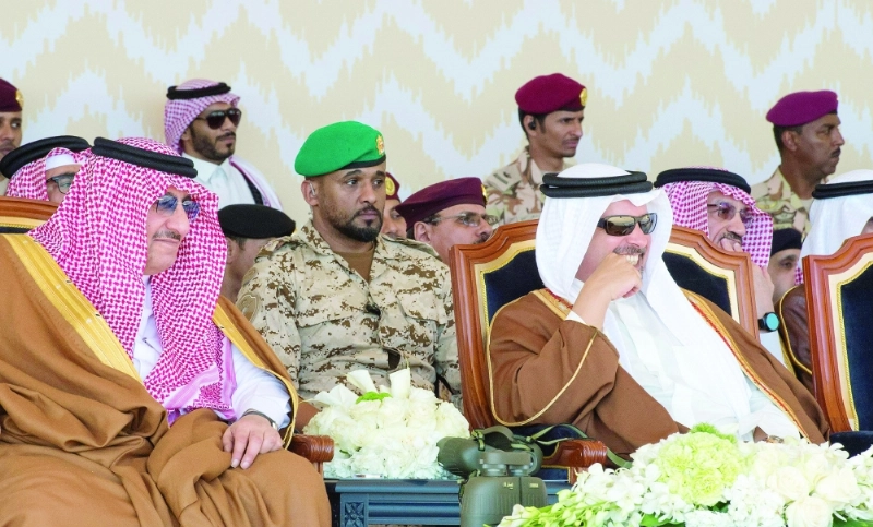 الأمير محمد بن نايف خلال ختام التمرين