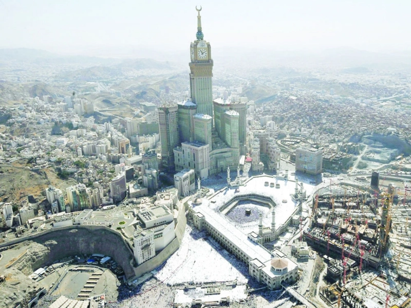منظر جوي للعاصمة المقدسة (مكة)