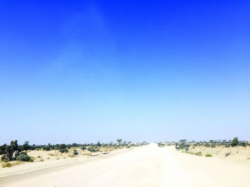 طريق الجفر شمال الطائف (مكة)