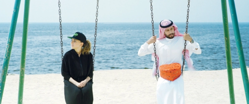 البطلان في أحد مشاهد الفيلم (مكة)