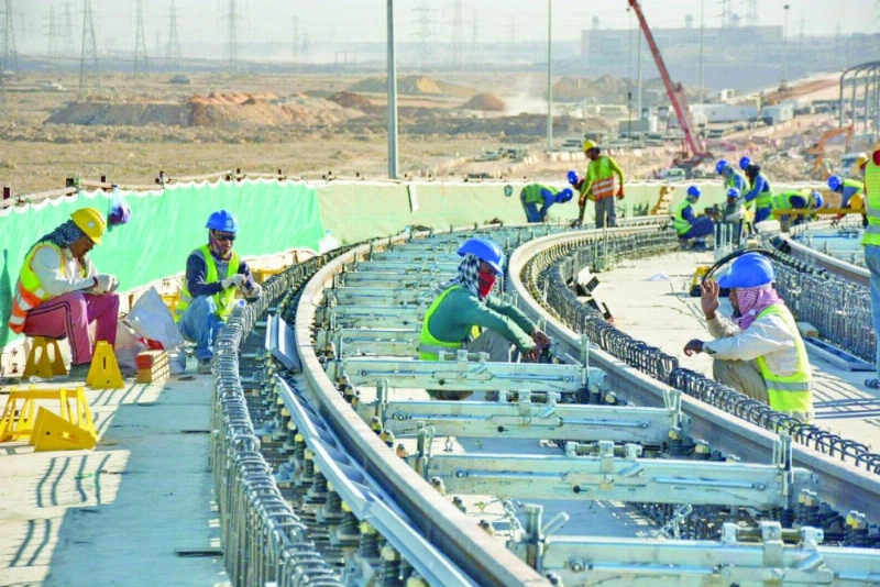 من أعمال مشروع قطار الرياض (مكة)