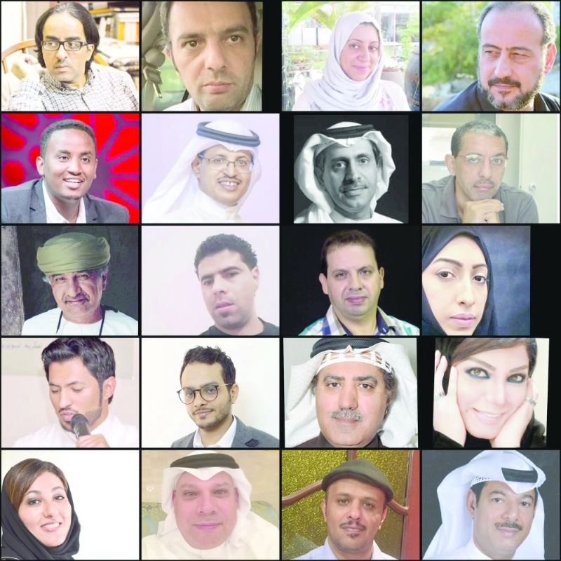بوستر يضم شعراء المهرجان (مكة)