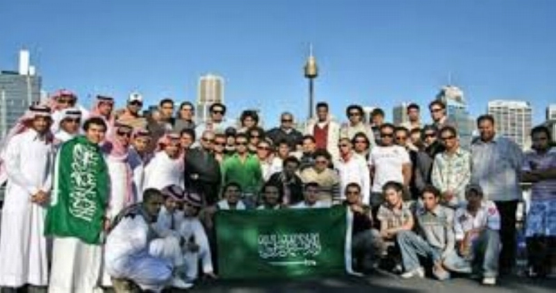 طلاب سعوديون مبتعثون في أمريكا (مكة)