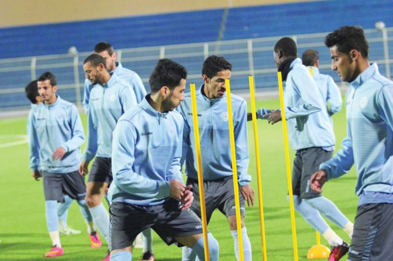 من تدريبات فريق الباطن أمس الأول (إعلامي الباطن)