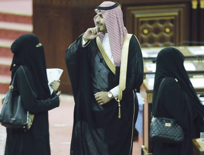 شوريتان في المجلس أمس (محمد مشهور)