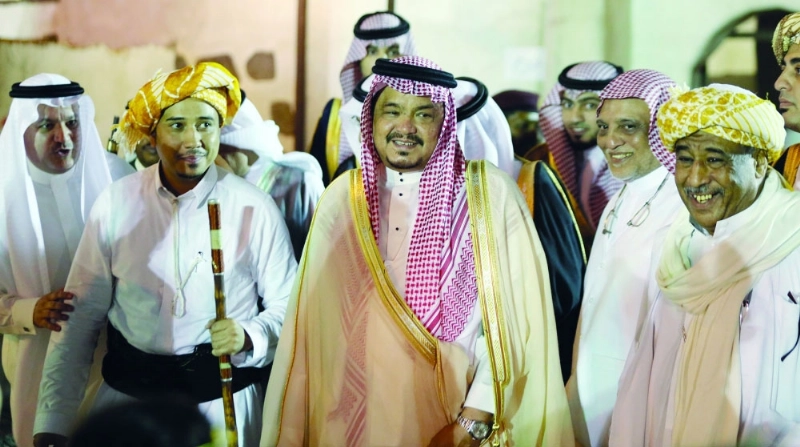 محمد بنتن خلال فعاليات الحارة المكية (عبدالمحسن دومان)