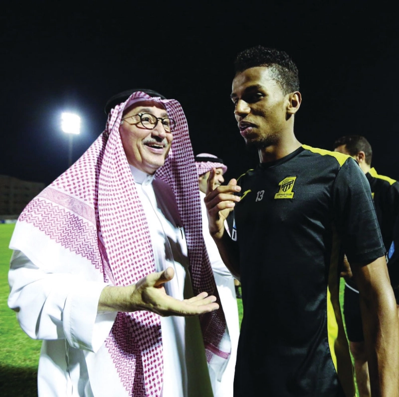 حاتم باعشن مع أحمد عسيري (إعلامي الاتحاد)