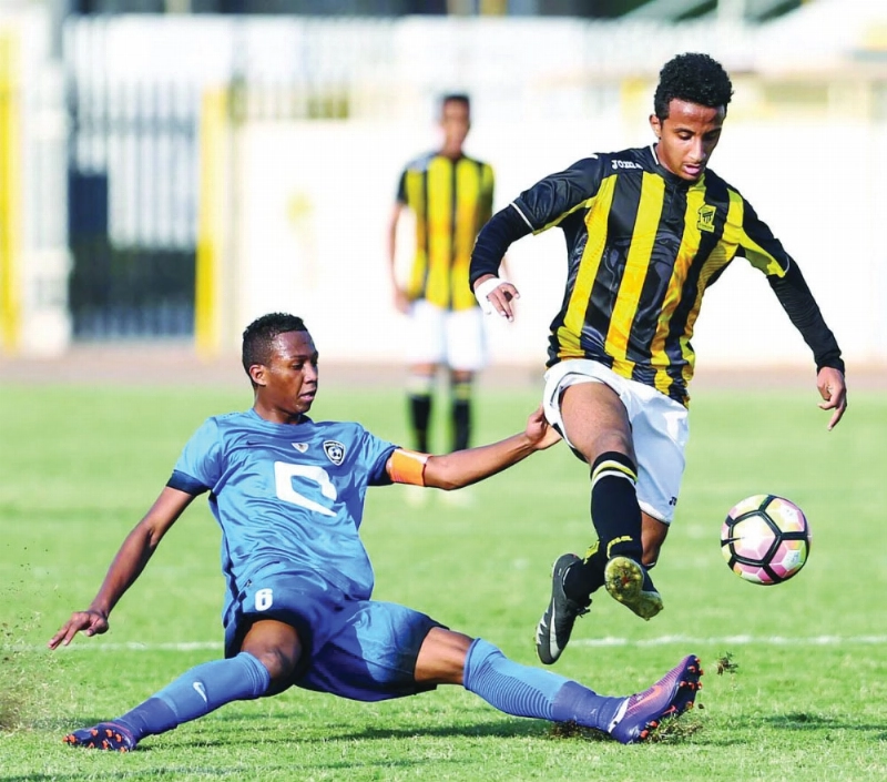 جانب من مباراة الاتحاد والهلال (إعلامي الاتحاد)