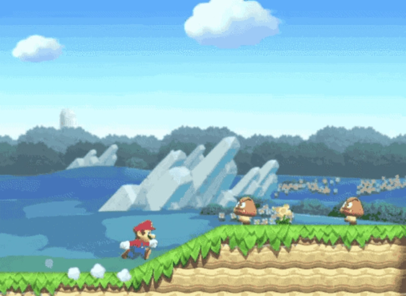 super-mario-run-automatic-jump-over