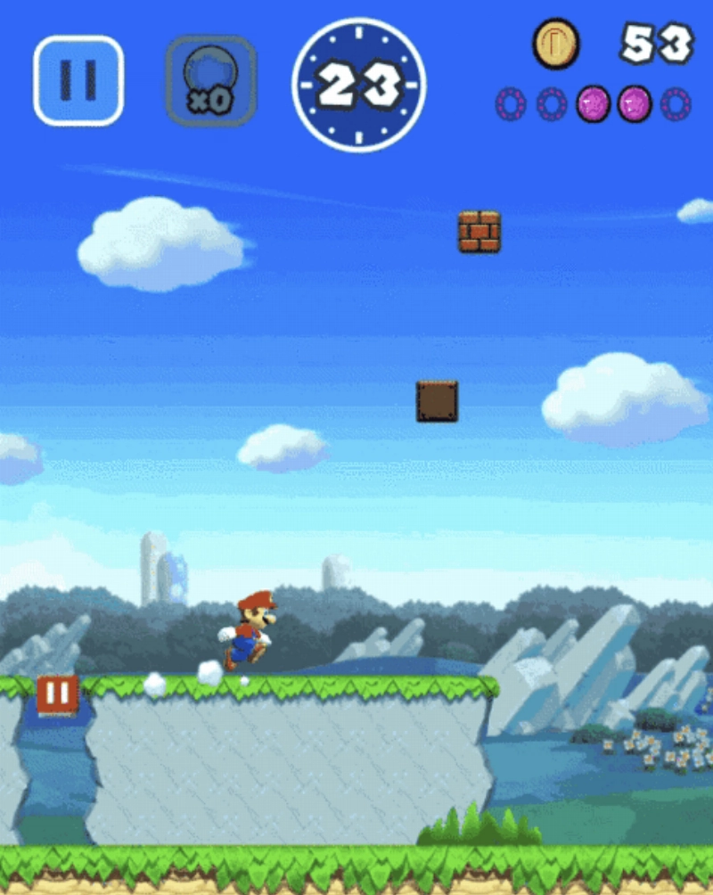 super-mario-run-automatic-jump-over