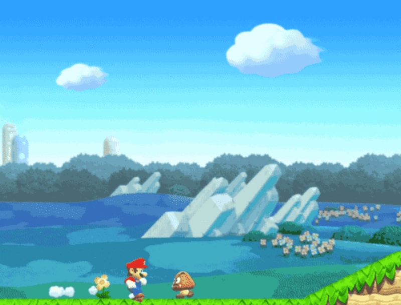 super-mario-run-automatic-jump-over