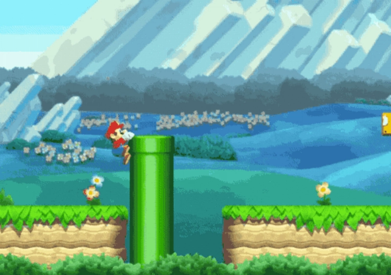 super-mario-run-automatic-jump-over