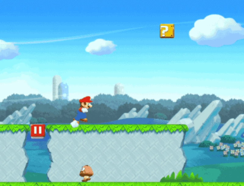 super-mario-run-automatic-jump-over