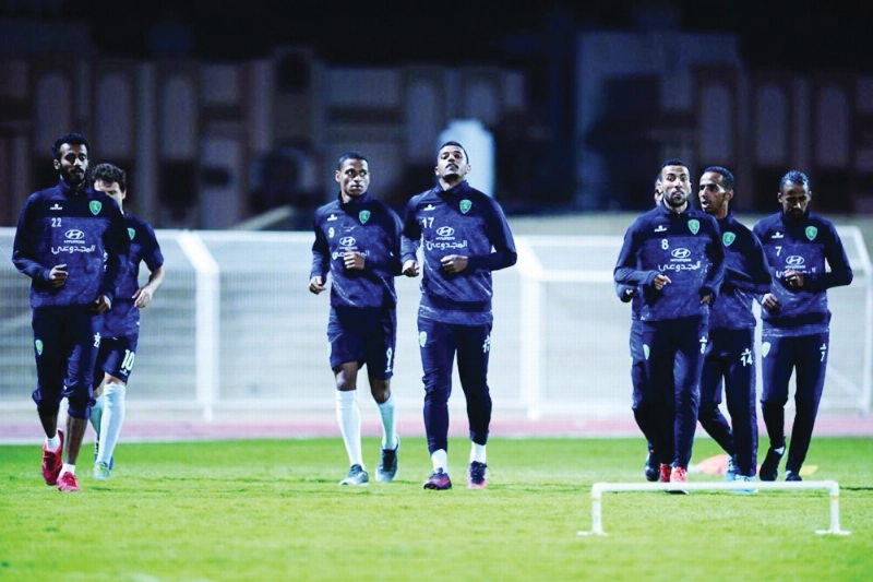 من تدريبات النموذجي استعدادا للنصر (إعلامي الفتح)