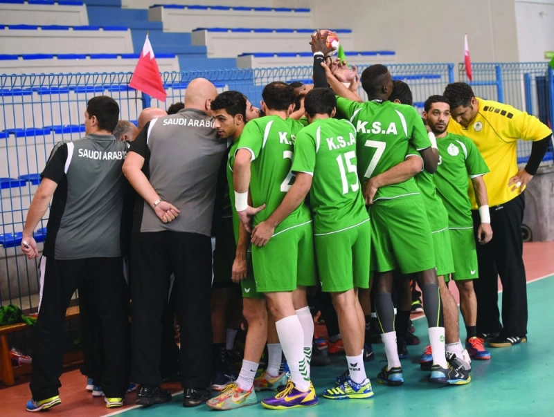 المنتخب السعودي لكرة اليد قبل ودية البحرين (مكة)