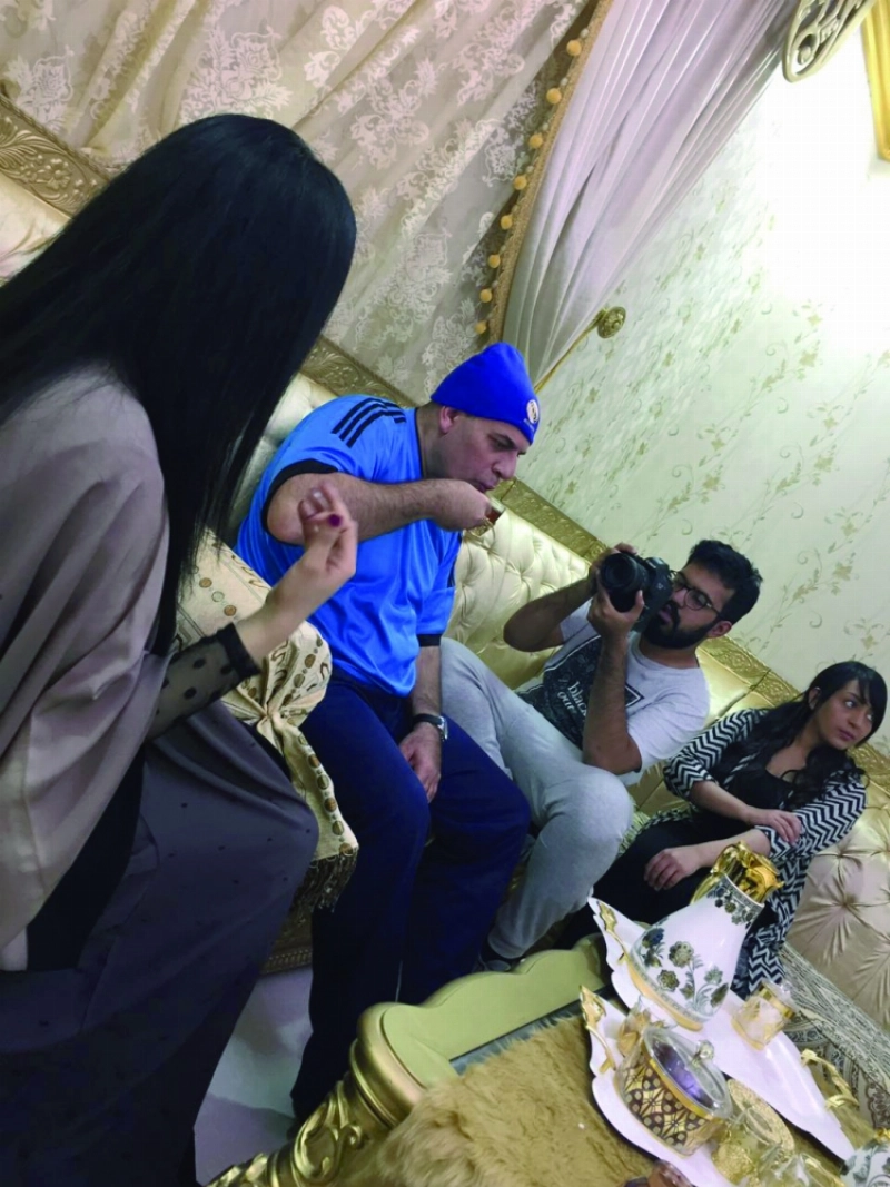 من كواليس تصوير المسلسل (مكة)