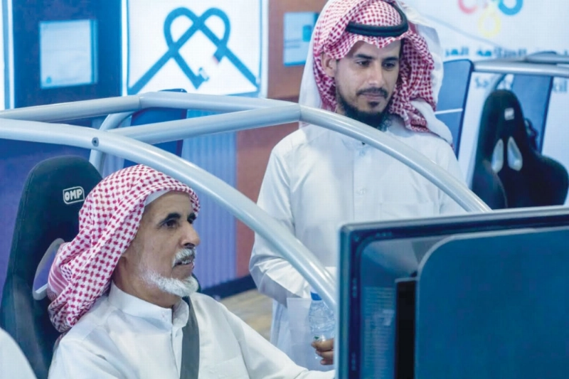 متسابقون خلال اختبارات الجائزة في نسختها الماضية (مكة)
