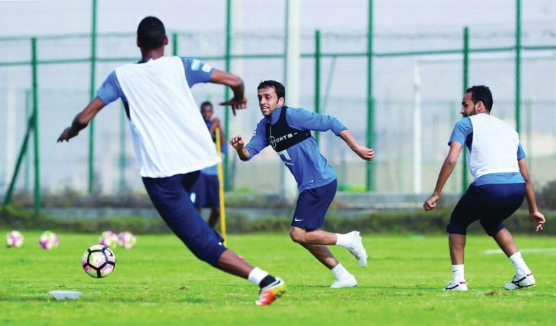 من تدريبات الهلال صباح أمس (إعلامي الهلال)