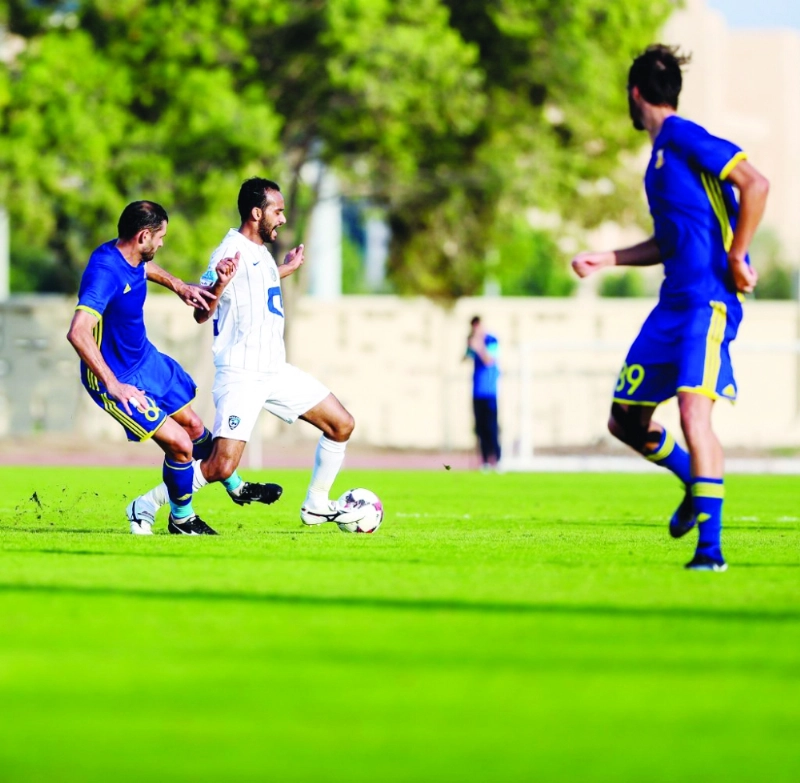 من ودية الهلال ورستوف الروسي أمس (إعلامي الهلال)